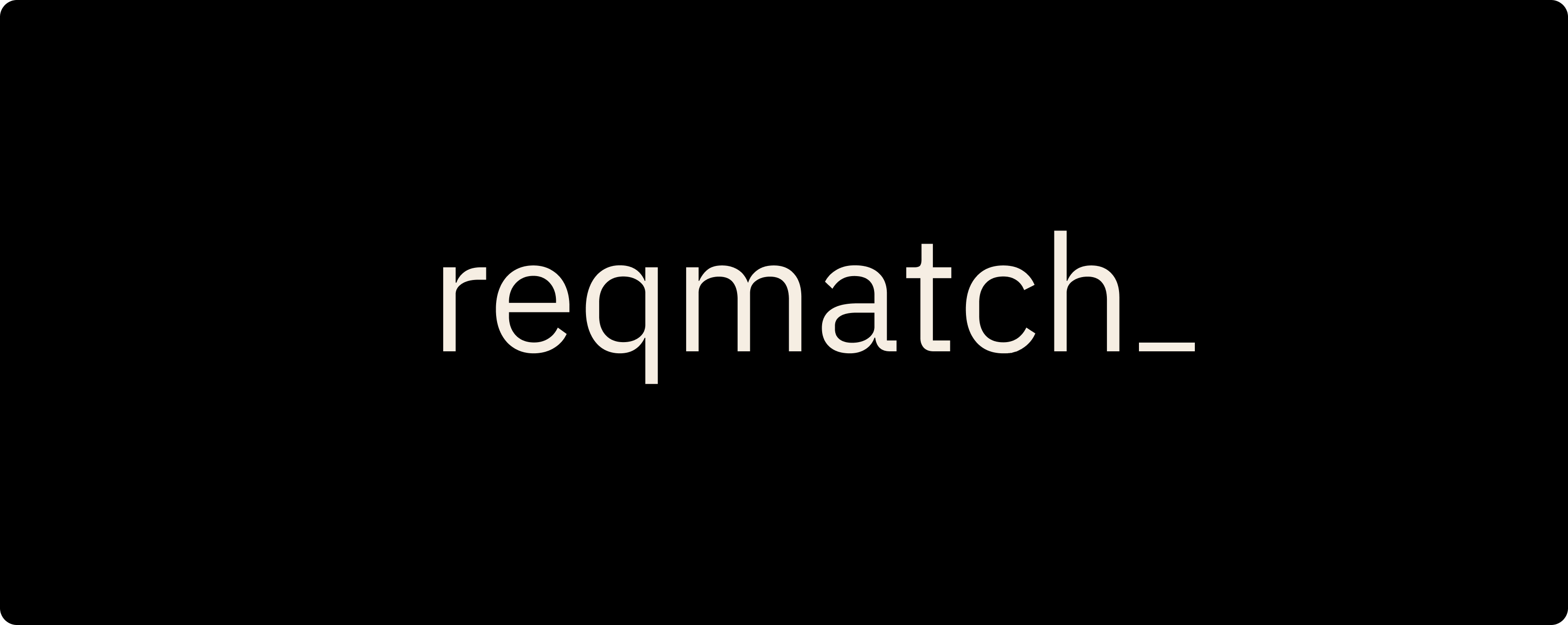 reqmatch_ 1.0 Launch